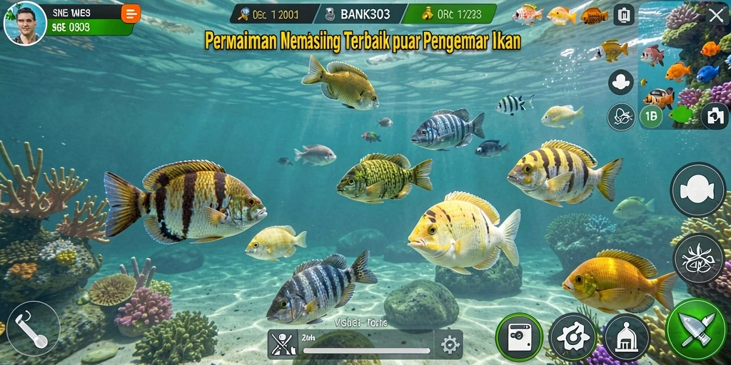 Pengalaman memancing yang mendebarkan dalam BANK303 dengan grafis menakjubkan.