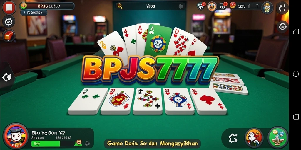Tampilan gameplay menarik dari permainan Domino di BPJS777.