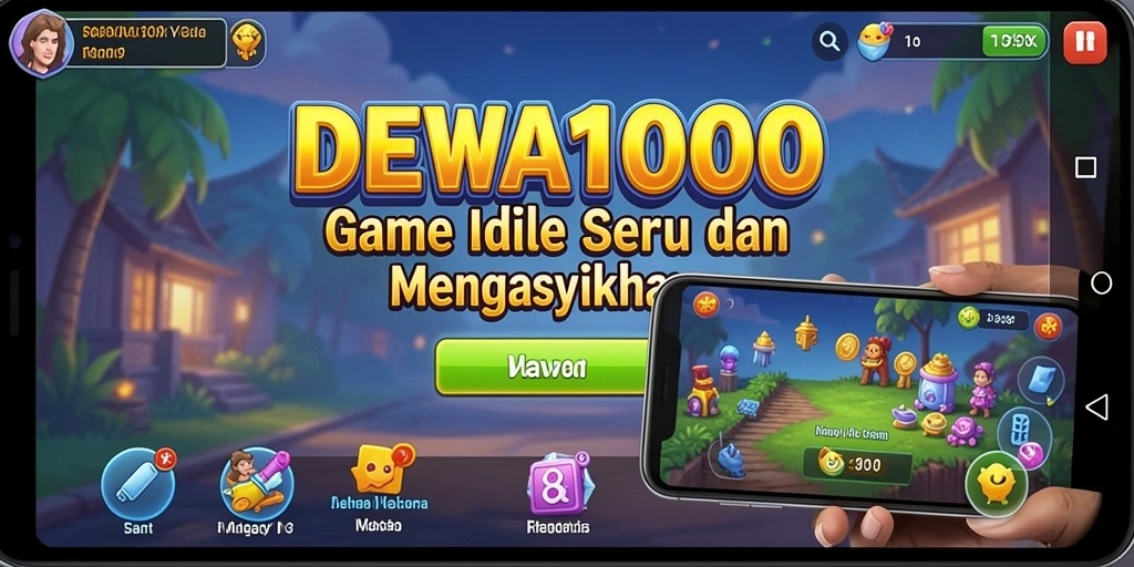 Tampilan gameplay menarik DEWA1000 dengan berbagai karakter.