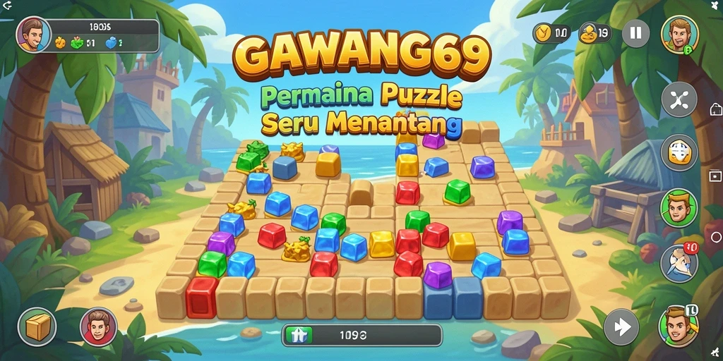 Screenshot gameplay GAWANG69 menampilkan tantangan Puzzle yang menarik.