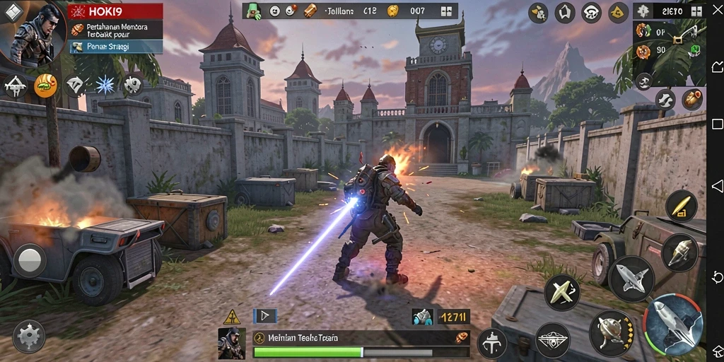 Tangkapan layar strategi Tower Defense yang seru dan mendebarkan.