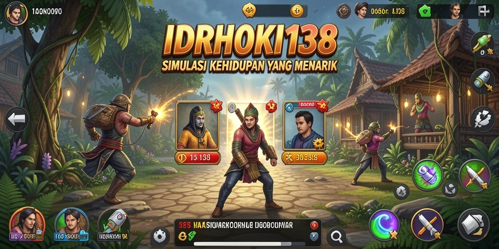 Screenshot IDRHOKI138 menampilkan gameplay gaya simulation yang menarik.