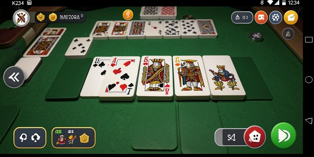 Tampilan gameplay K234 yang menarik dan interaktif untuk permainan domino.