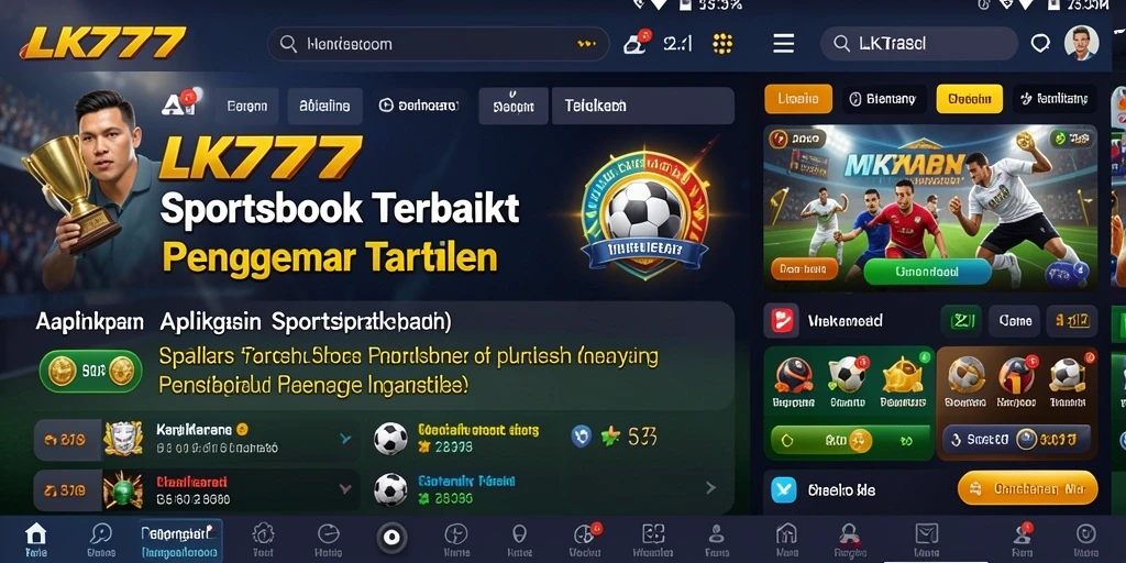 Tampilan gameplay LK777 menunjukkan berbagai opsi taruhan yang menarik.