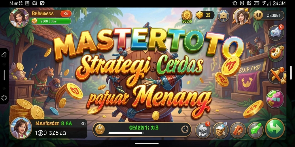 Tampilan menarik dari gameplay strategi MASTERTOTO.