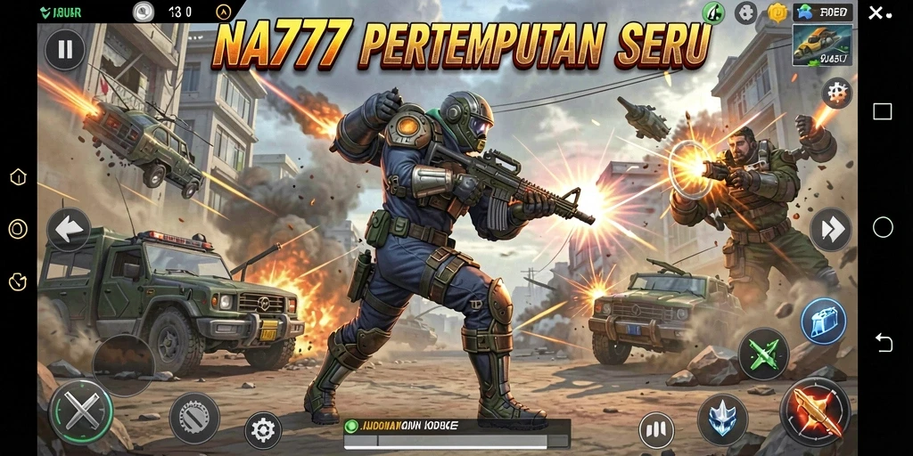 Tangkapan layar gameplay NA777 menampilkan aksi pertempuran seru dan grafis yang memukau.