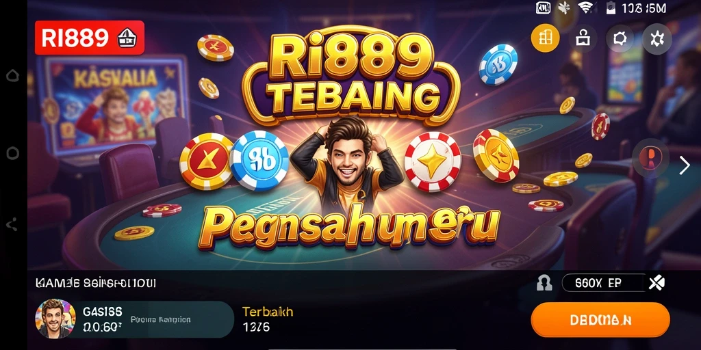 Tampilan gameplay menarik dari RI889 dengan fitur kasino terbaru.