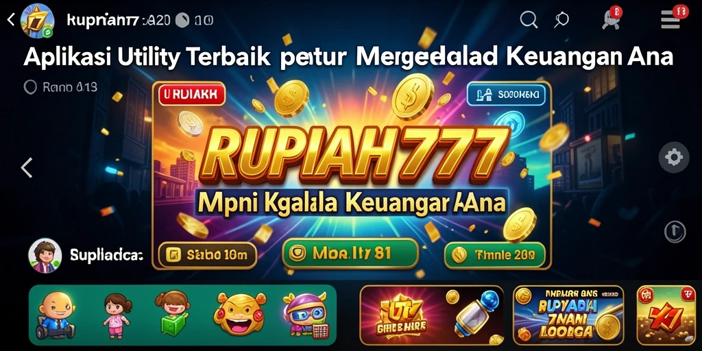Tampilan antarmuka RUPIAH777 yang sederhana dan informatif.