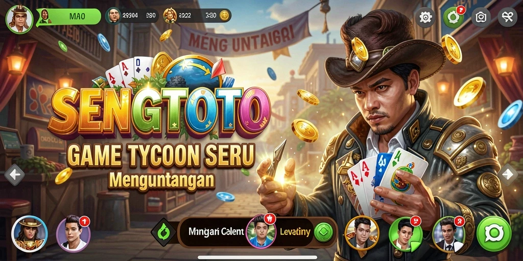 Gameplay SENGTOTO yang seru dan menarik dalam membangun bisnis.