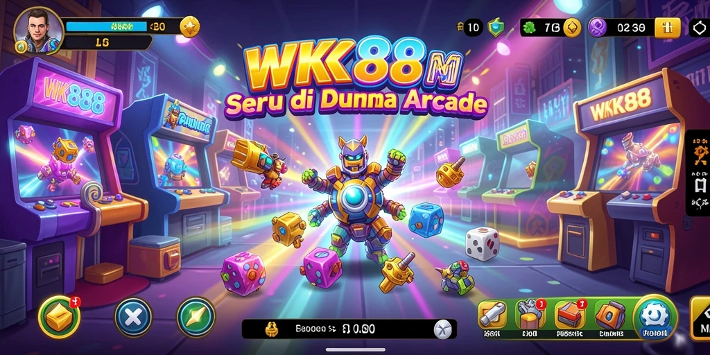 Tampilan gameplay seru dari WK888 yang mendebarkan.